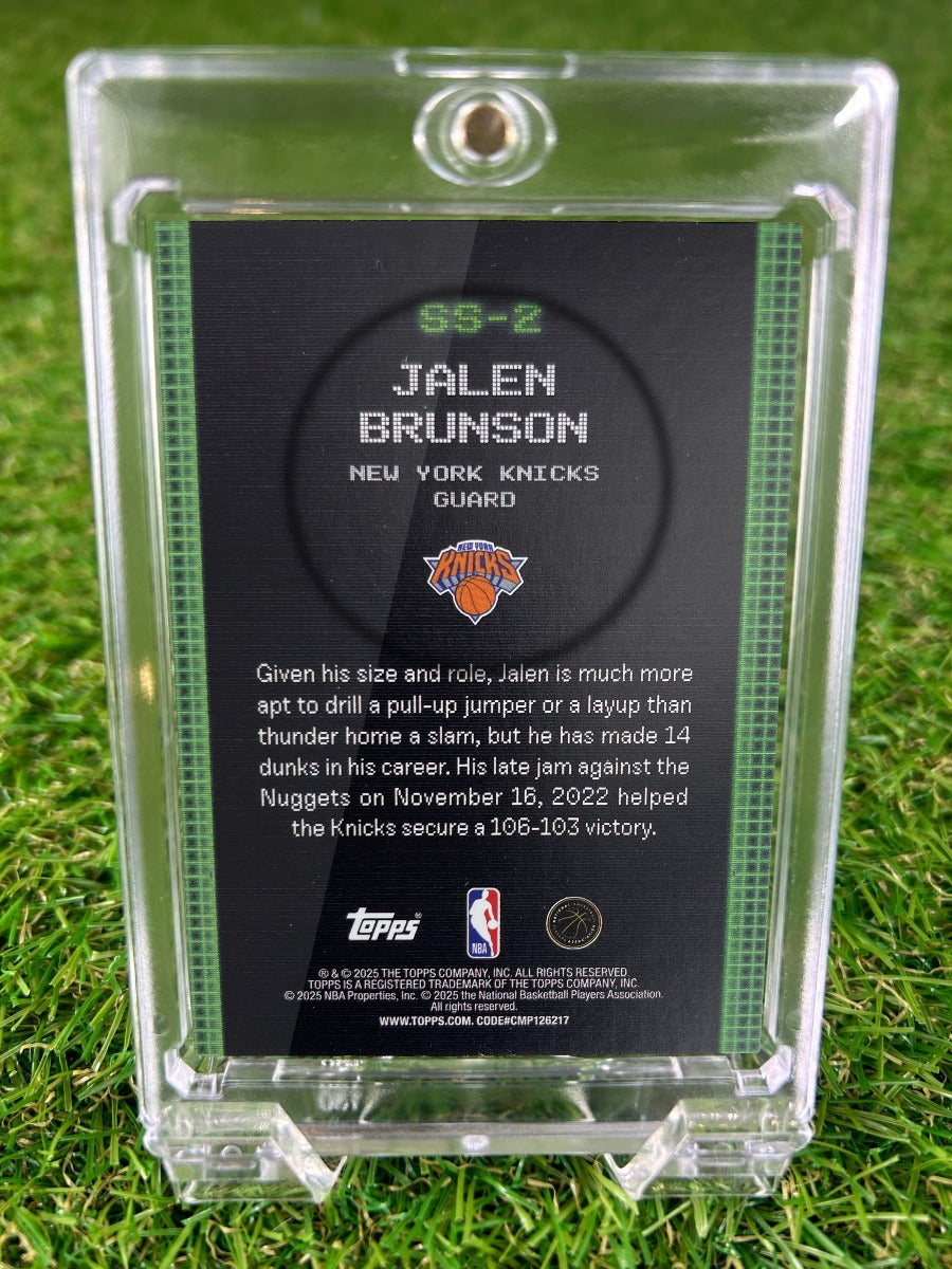 JALEN BRUNSON 2025 Topps Scan & Slam