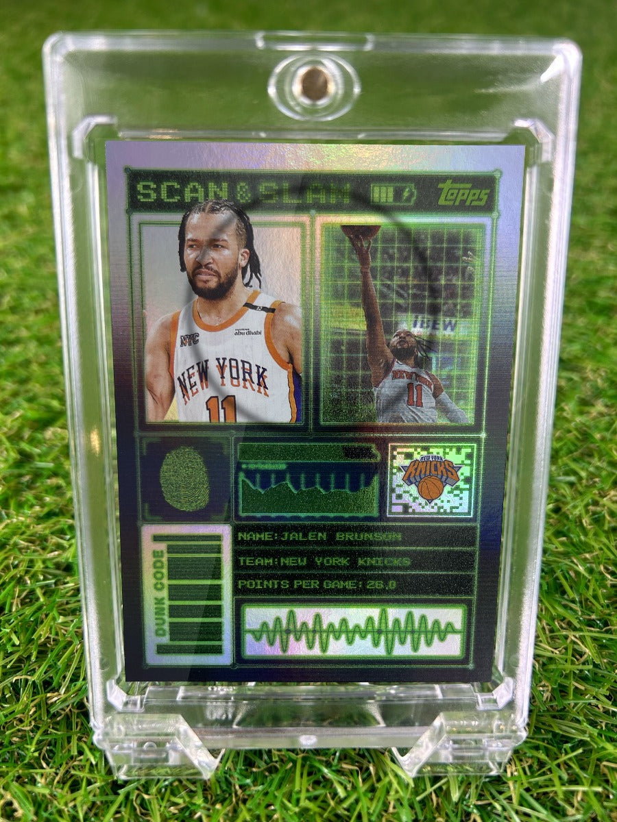 JALEN BRUNSON 2025 Topps Scan & Slam