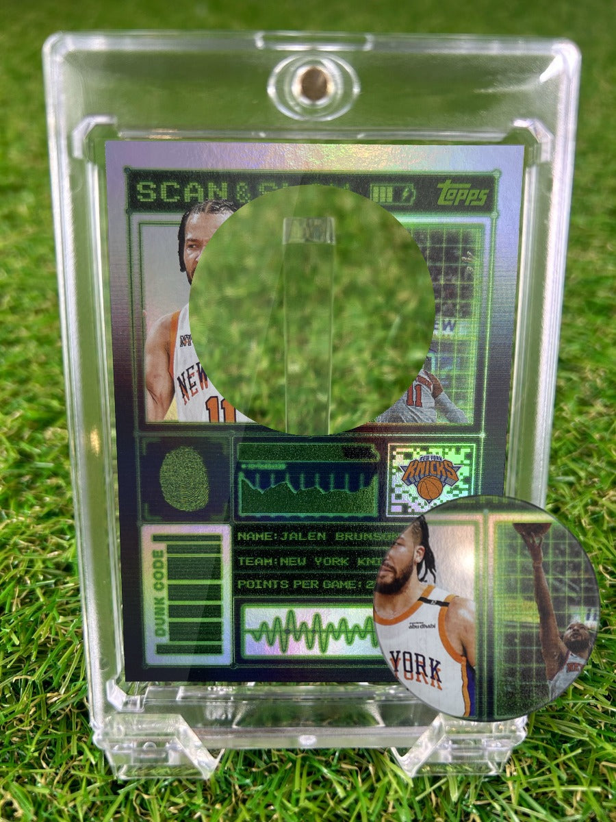 JALEN BRUNSON 2025 Topps Scan & Slam