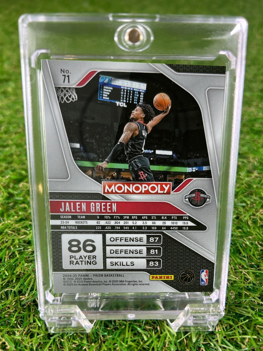 JALEN GREEN 2024 Panini Prizm Basketball Monopoly