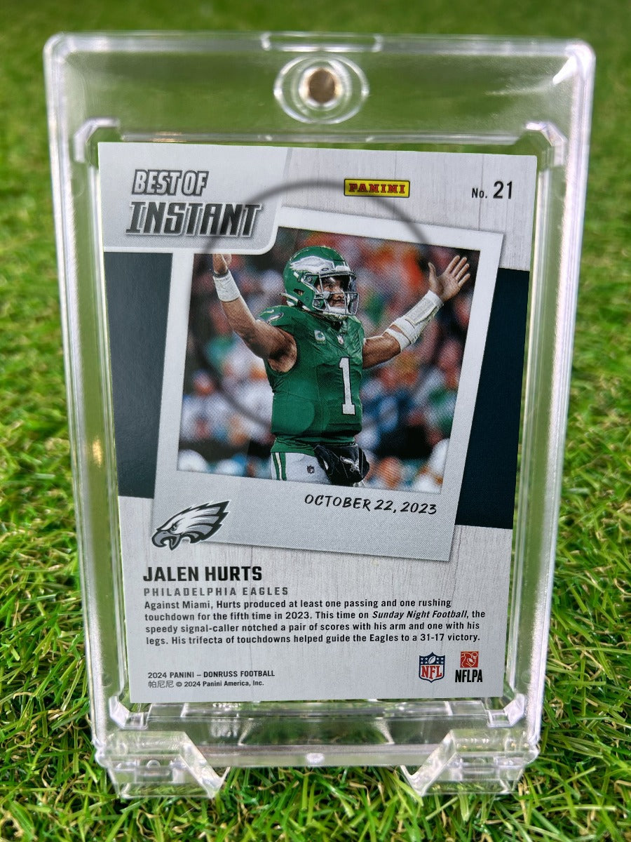 JALEN HURTS 2024 Panini Donruss Best of Instant