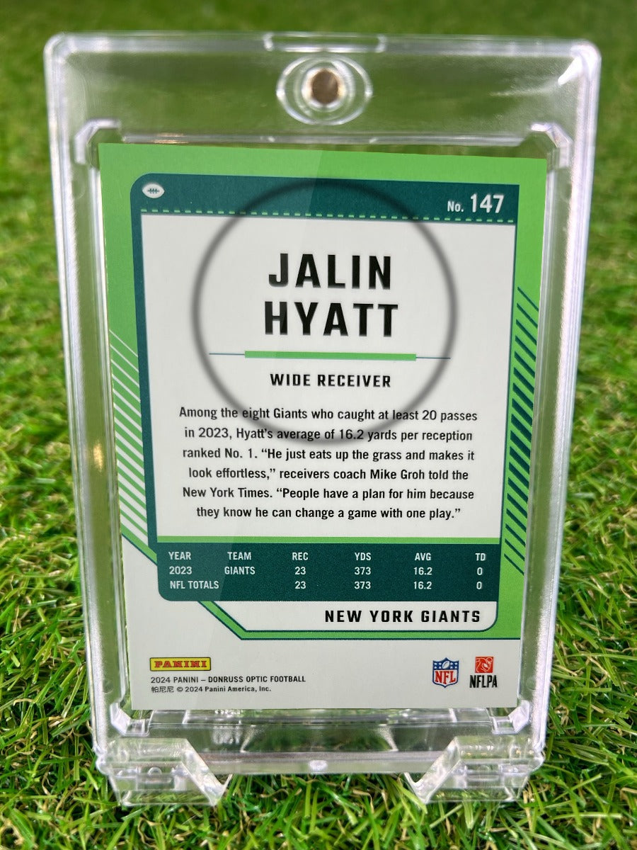 JALIN HYATT 2024 Panini Donruss Optic Football