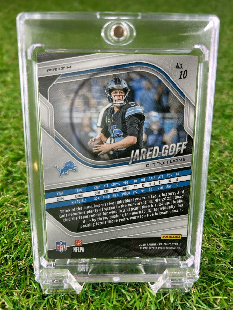 JARED GOFF 2025 Panini Prizm