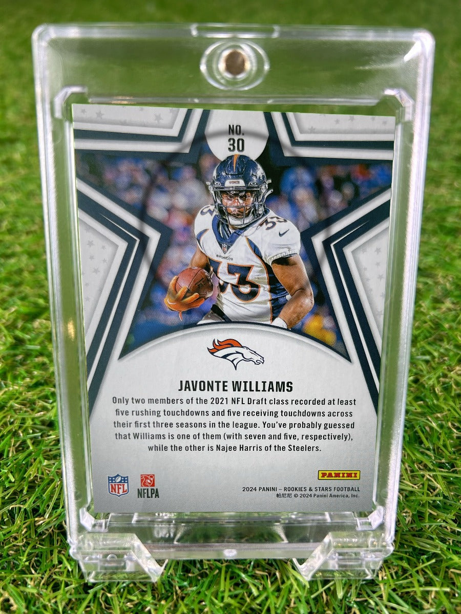 JAVONTE WILLIAMS 2024 Panini Rookies & Stars Football