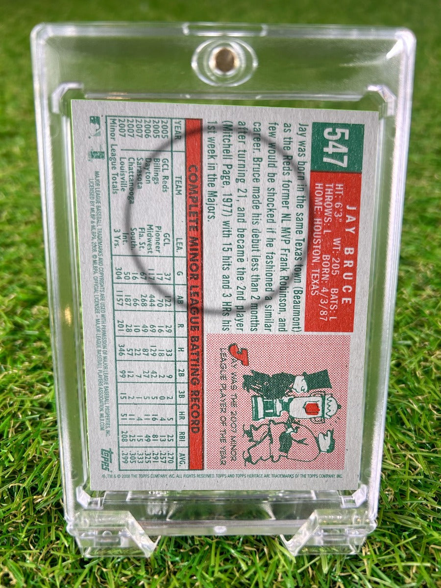 JAY BRUCE 2008 Topps Heritage
