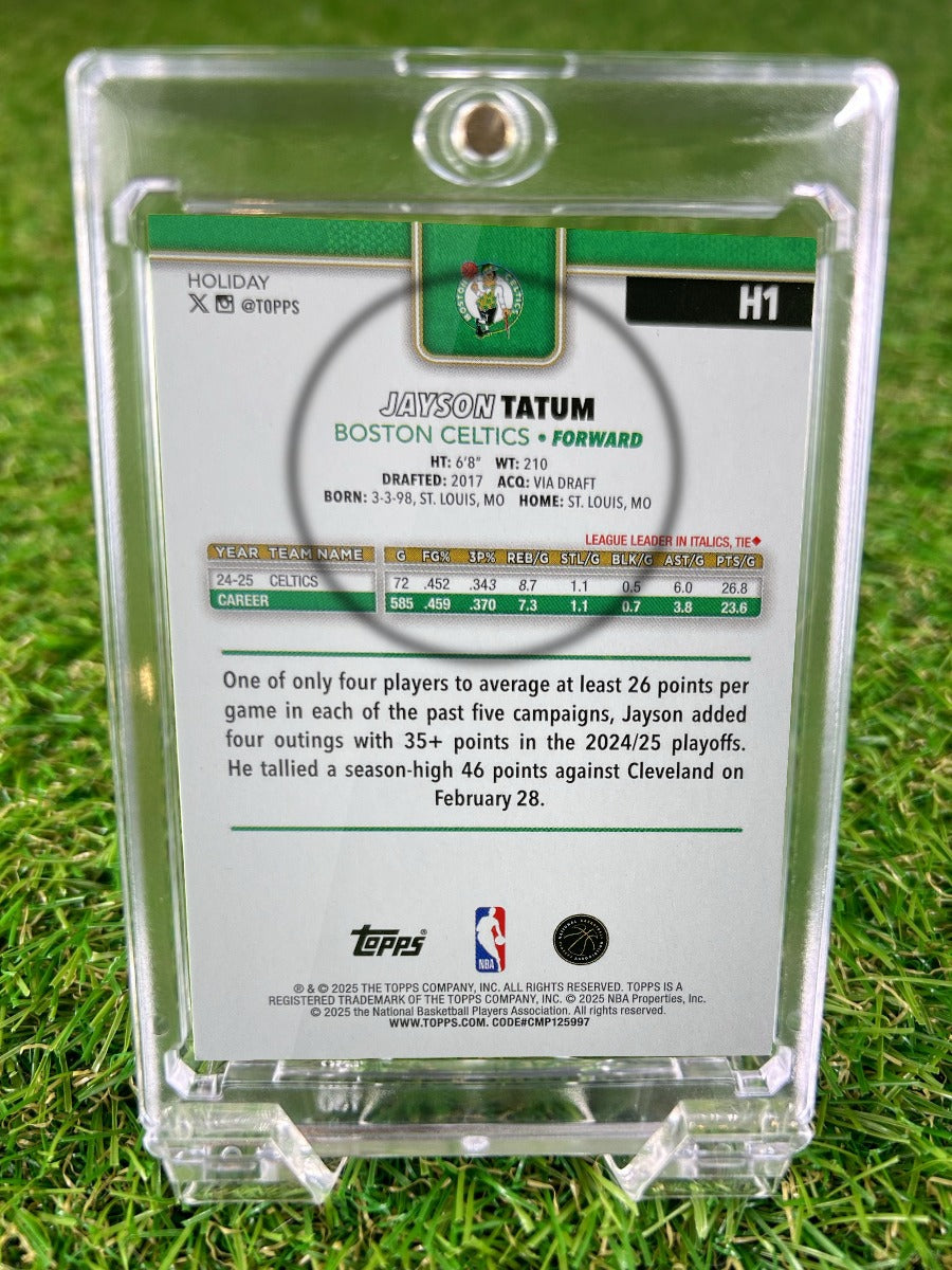 JAYSON TATUM 2025 Topps Holiday