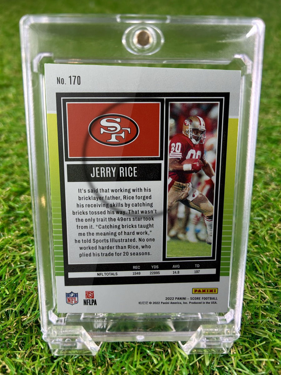 JERRY RICE 2022 Panini Score Football