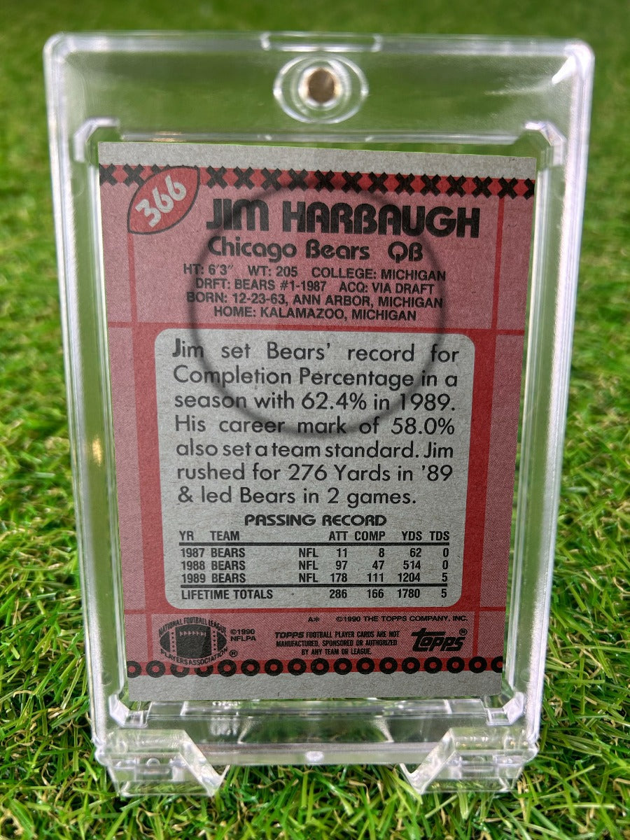JIM HARBAUGH 1990 Topps