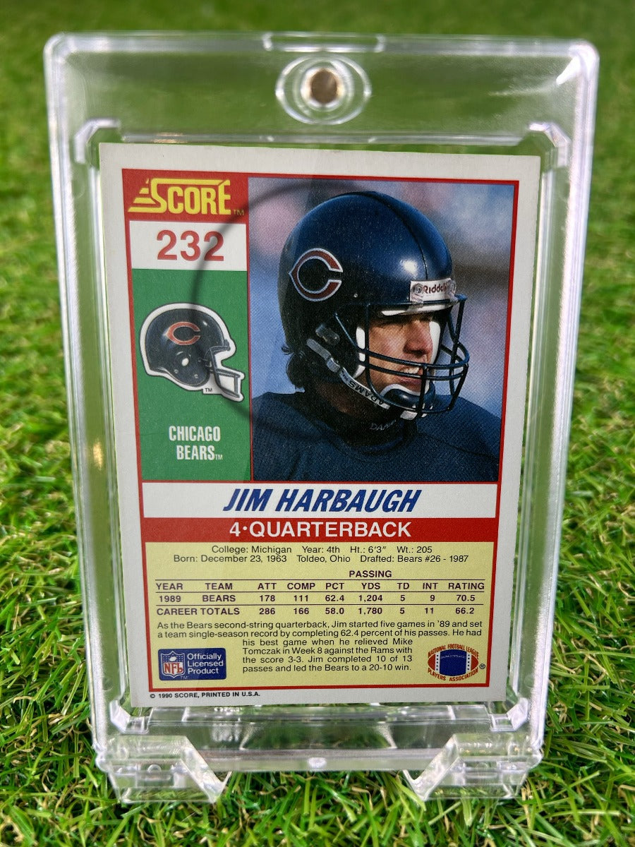 JIM HARBAUGH 1990 Score