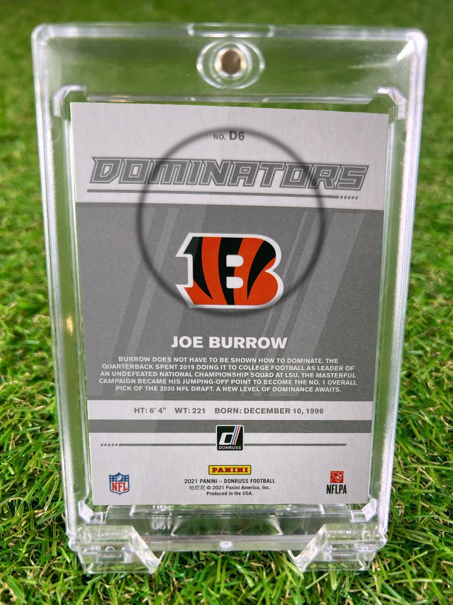 JOE BURROW 2021 Panini Donruss Dominators