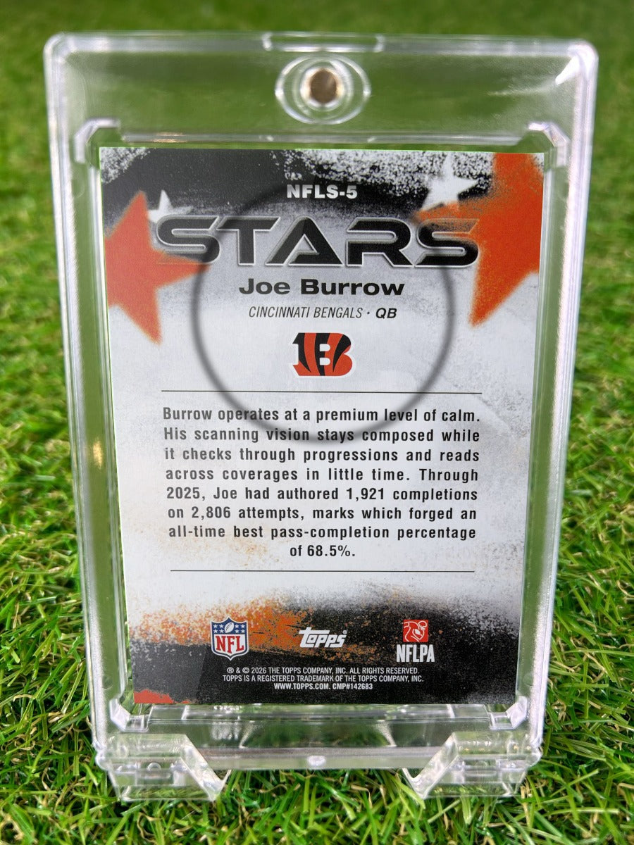 JOE BURROW 2026 Topps Stars