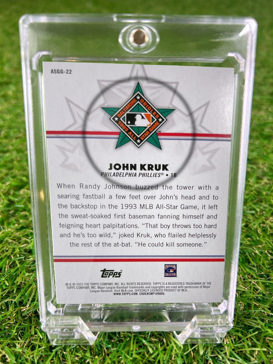 JOHN KRUK 2025 Topps MLB All-Star Game Greats