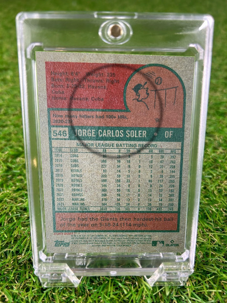 JORGE CARLOS SOLER 2024 Topps Heritage