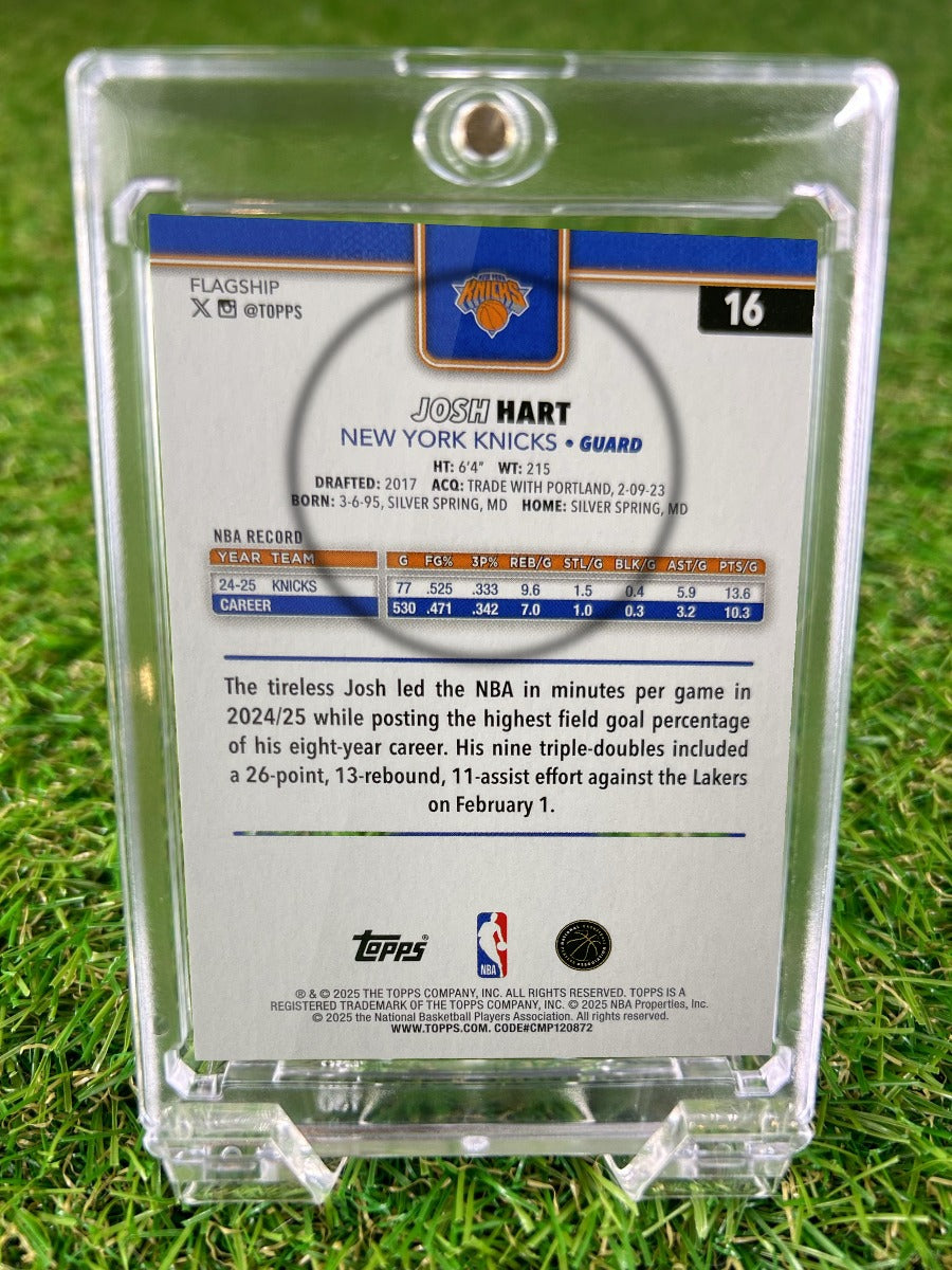JOSH HART 2025 Topps Flagship
