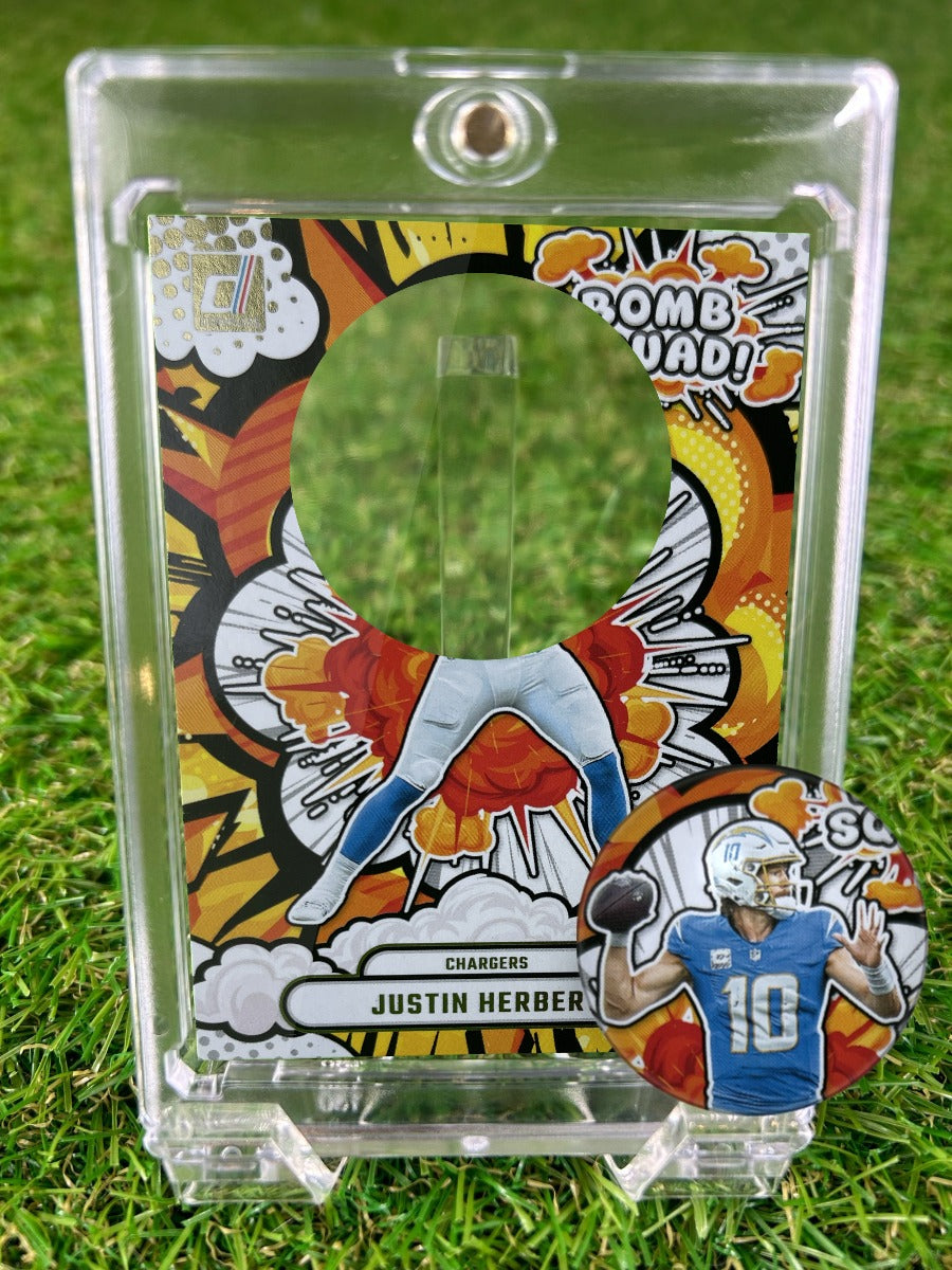 JUSTIN HERBERT 2025 Donruss Bomb Squad