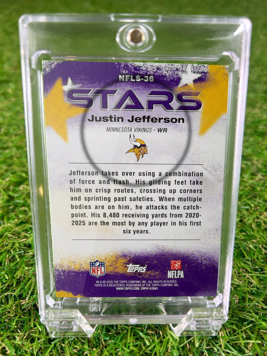 JUSTIN JEFFERSON 2026 Topps NFL Stars