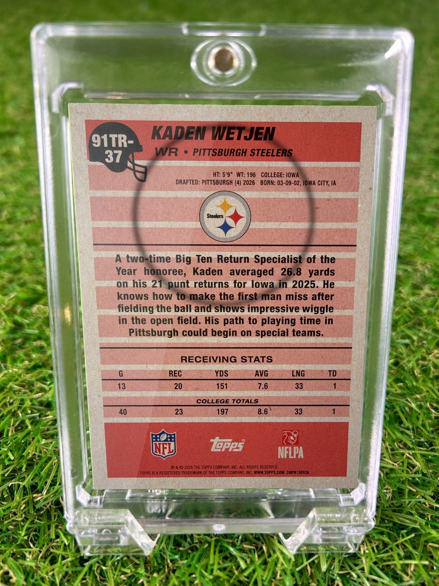 KADEN WETJEN 2026 Topps 35th Anniversary