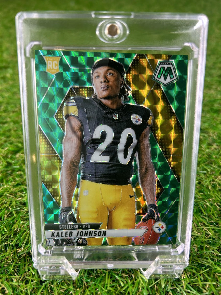 KALEB JOHNSON 2025 Panini Mosaic Holo