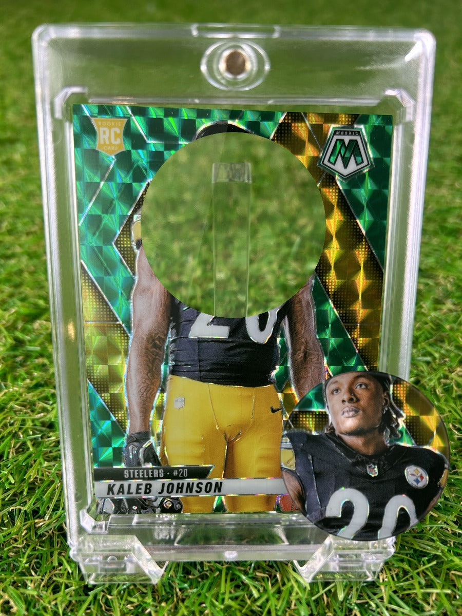 KALEB JOHNSON 2025 Panini Mosaic Holo