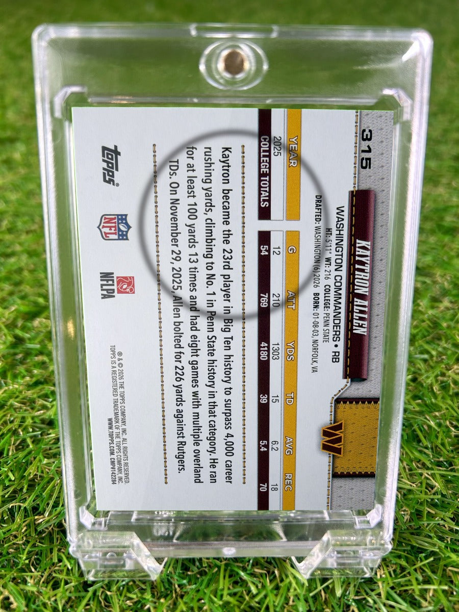 KAYTRON ALLEN 2025 Topps