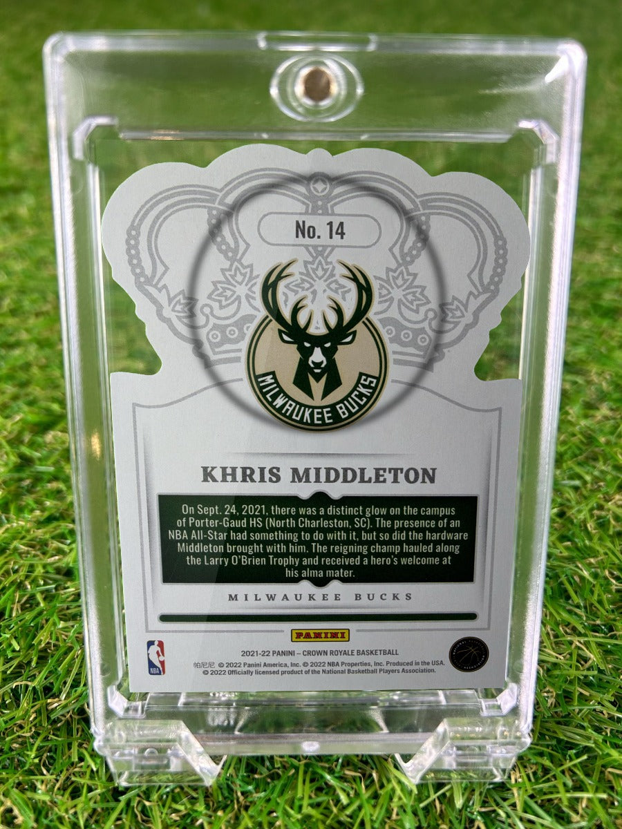 KHRIS MIDDLETON 2021 Panini Crown Royale Basketball