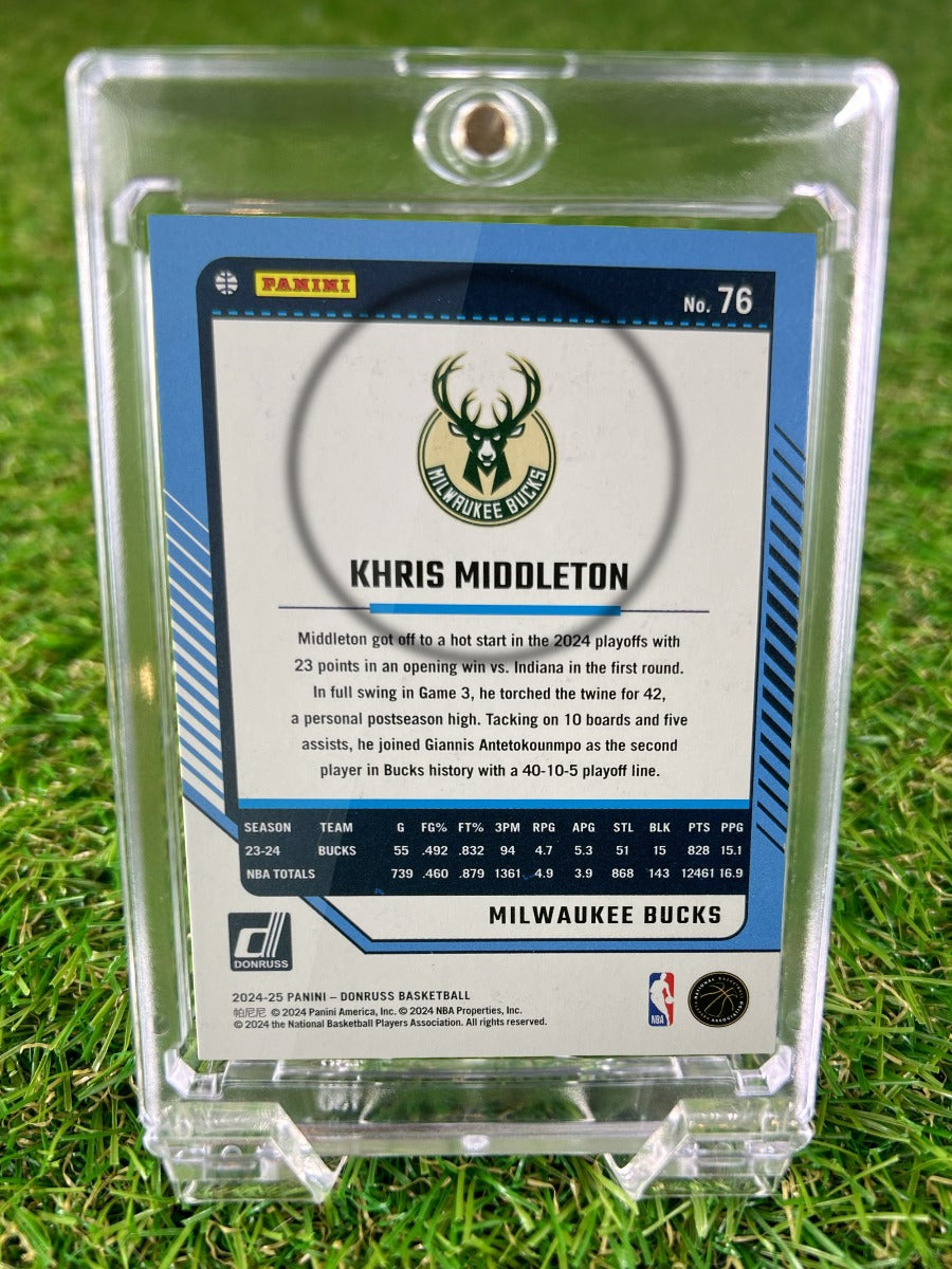 KHRIS MIDDLETON 2024 Panini Donruss Basketball