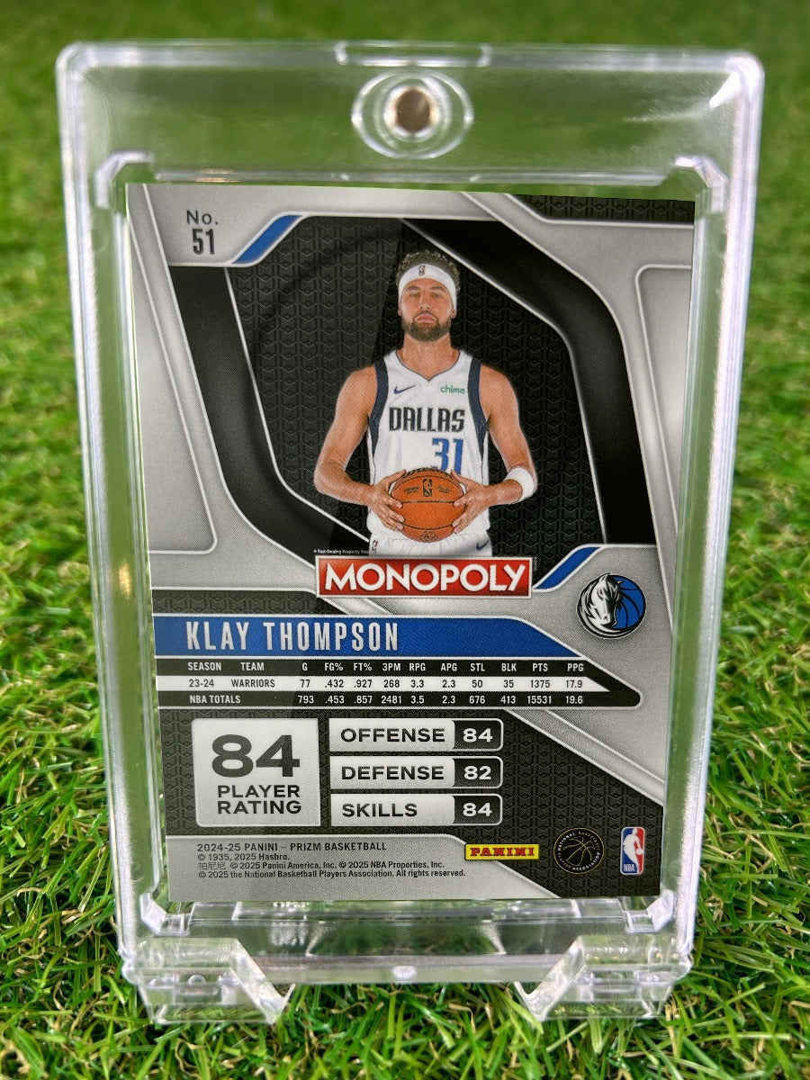 KLAY THOMPSON 2024 Panini Prizm Basketball Monopoly