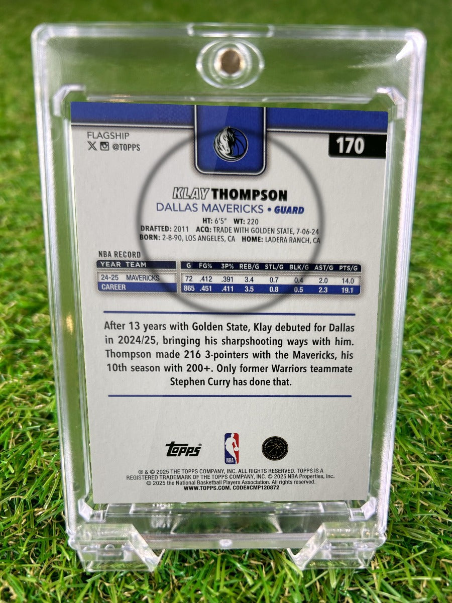 KLAY THOMPSON 2025 Topps Flagship
