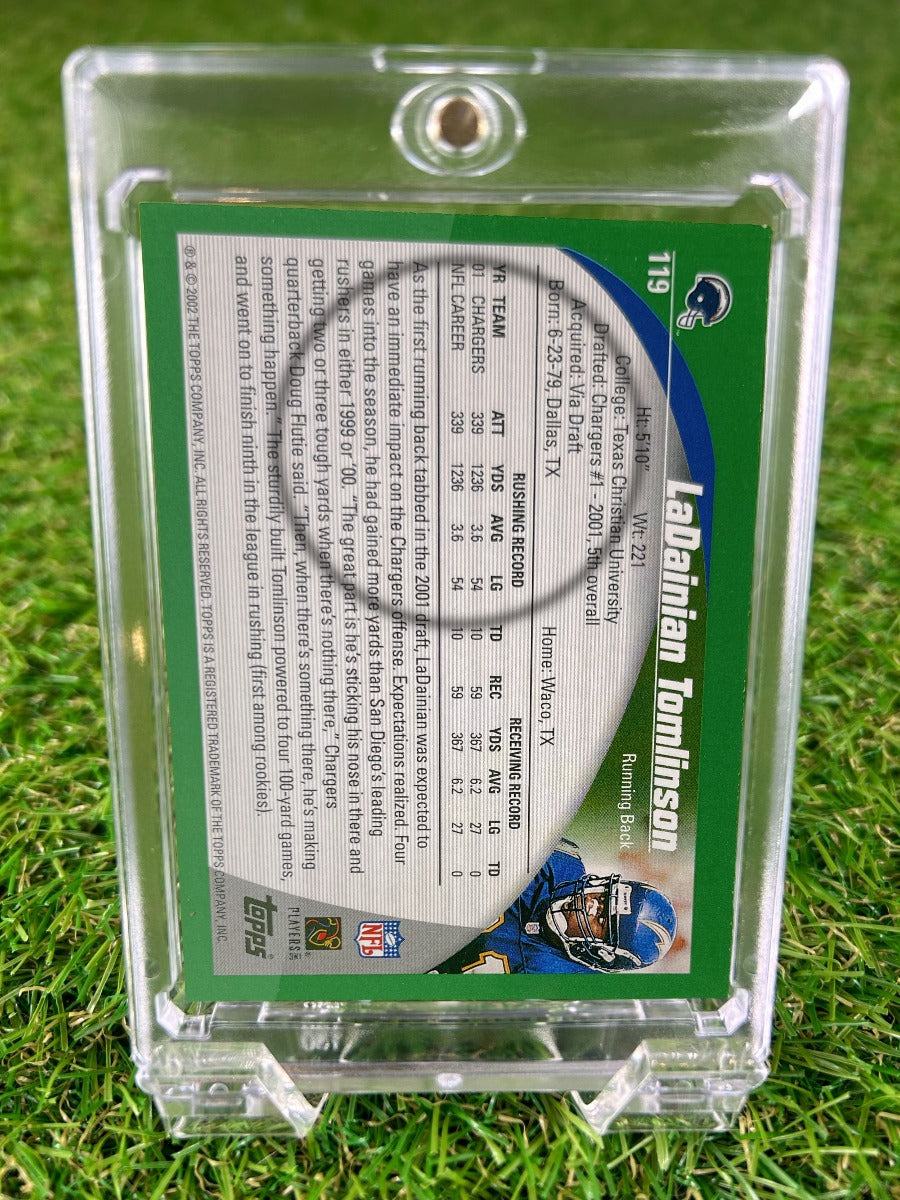 LADAINIAN TOMLINSON 2002 Topps