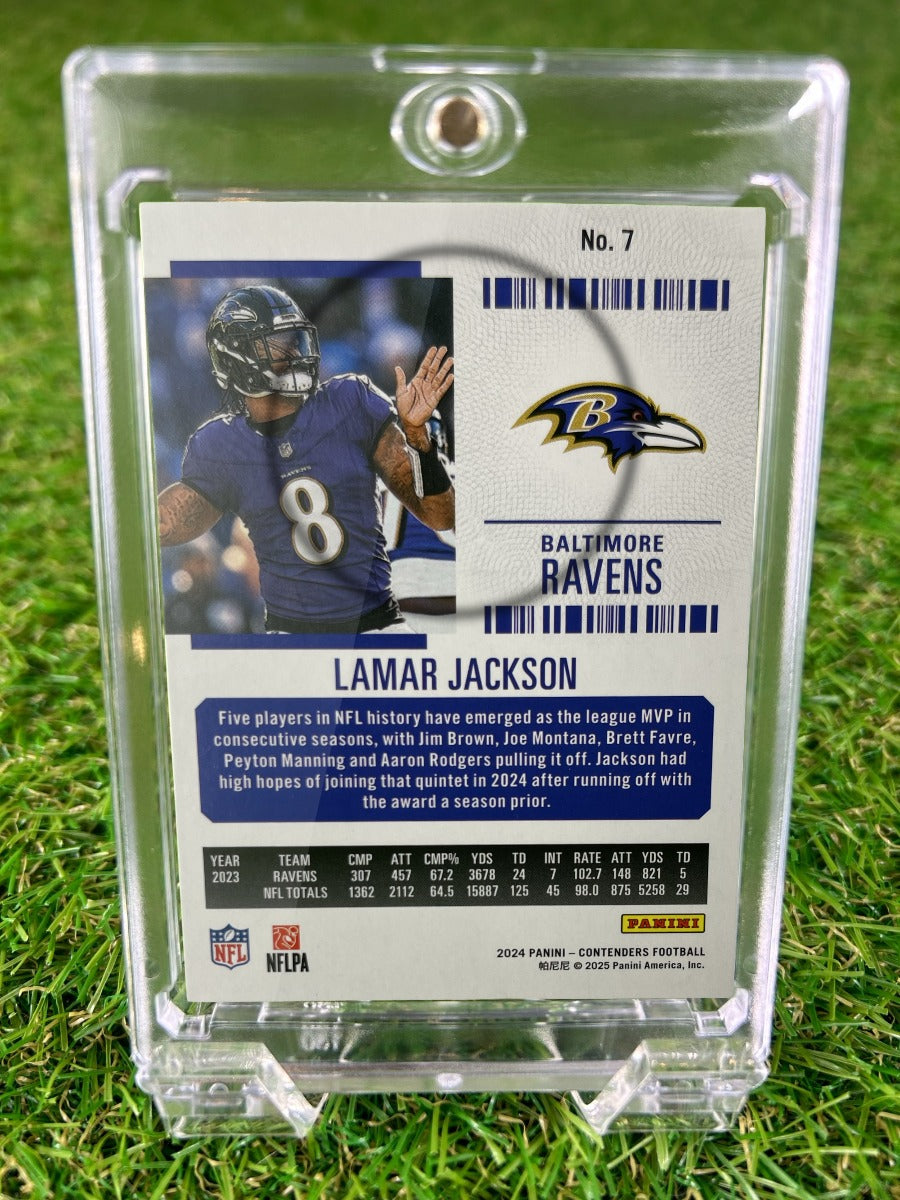 LAMAR JACKSON 2024 Panini Contenders Football