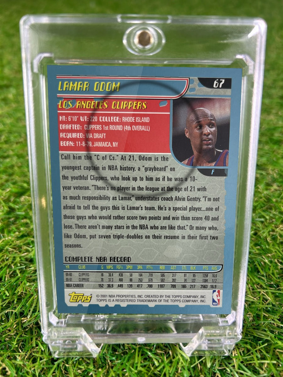 LAMAR ODOM 2001 Topps