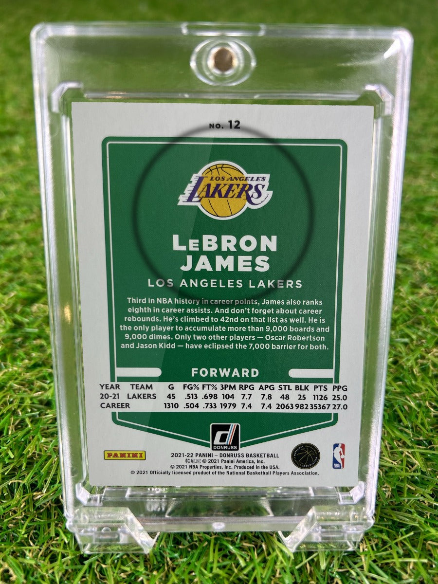 LEBRON JAMES 2021 Panini Donruss Basketball
