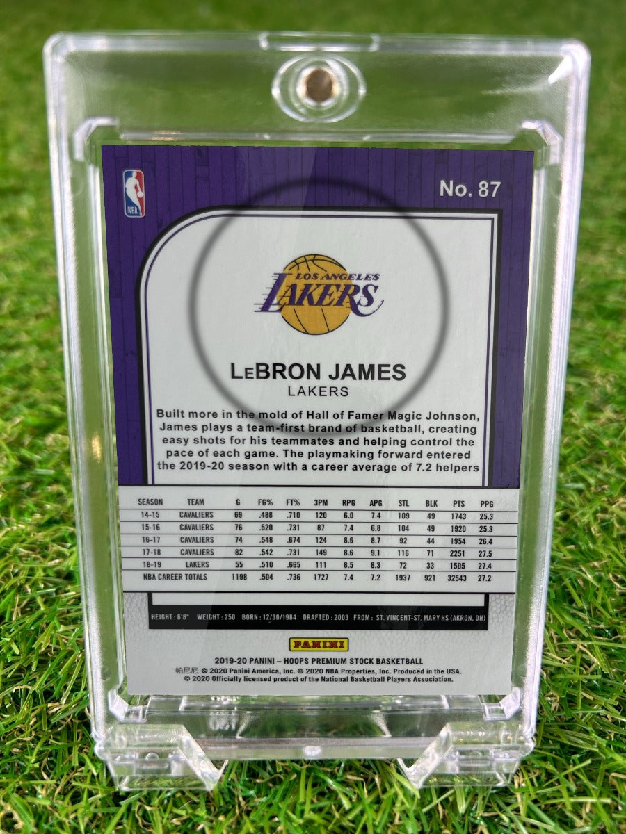 LEBRON JAMES 2019 Panini Hoops Premium Stock