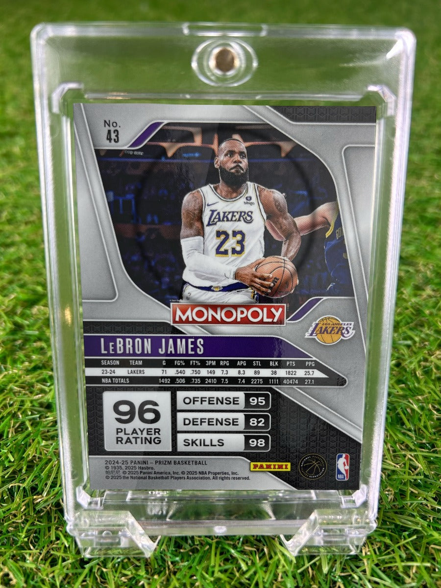 LEBRON JAMES 2024 Panini Prizm Monopoly Basketball