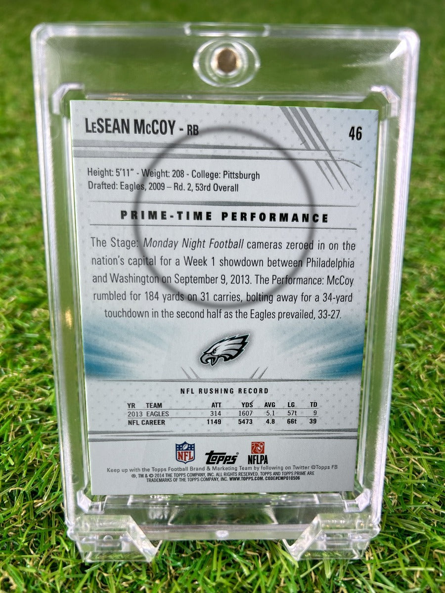LESEAN MCCOY 2014 Topps Prime