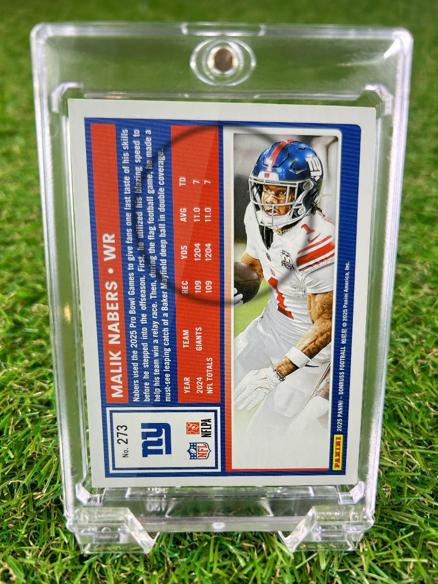 MALIK NABERS 2025 Donruss Football