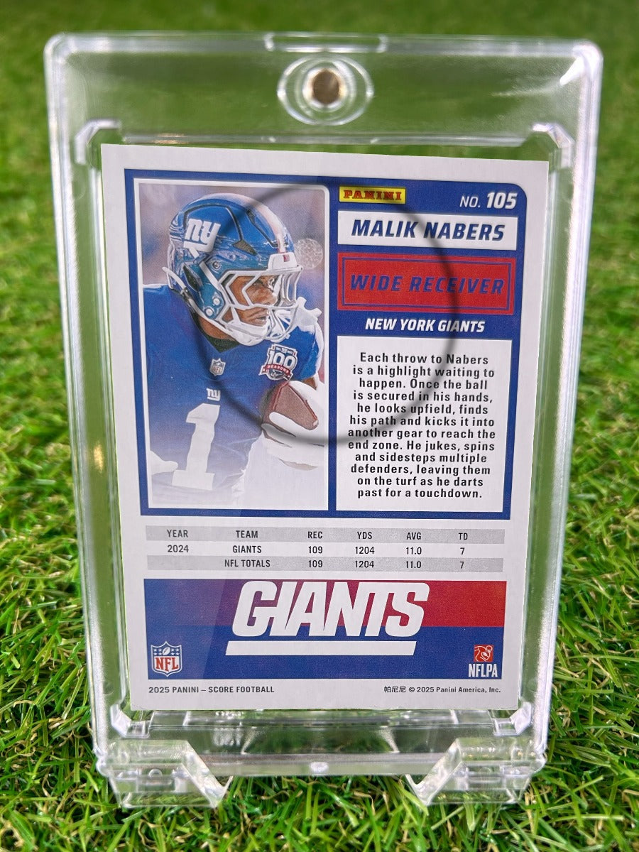 MALIK NABERS 2025 Score Football