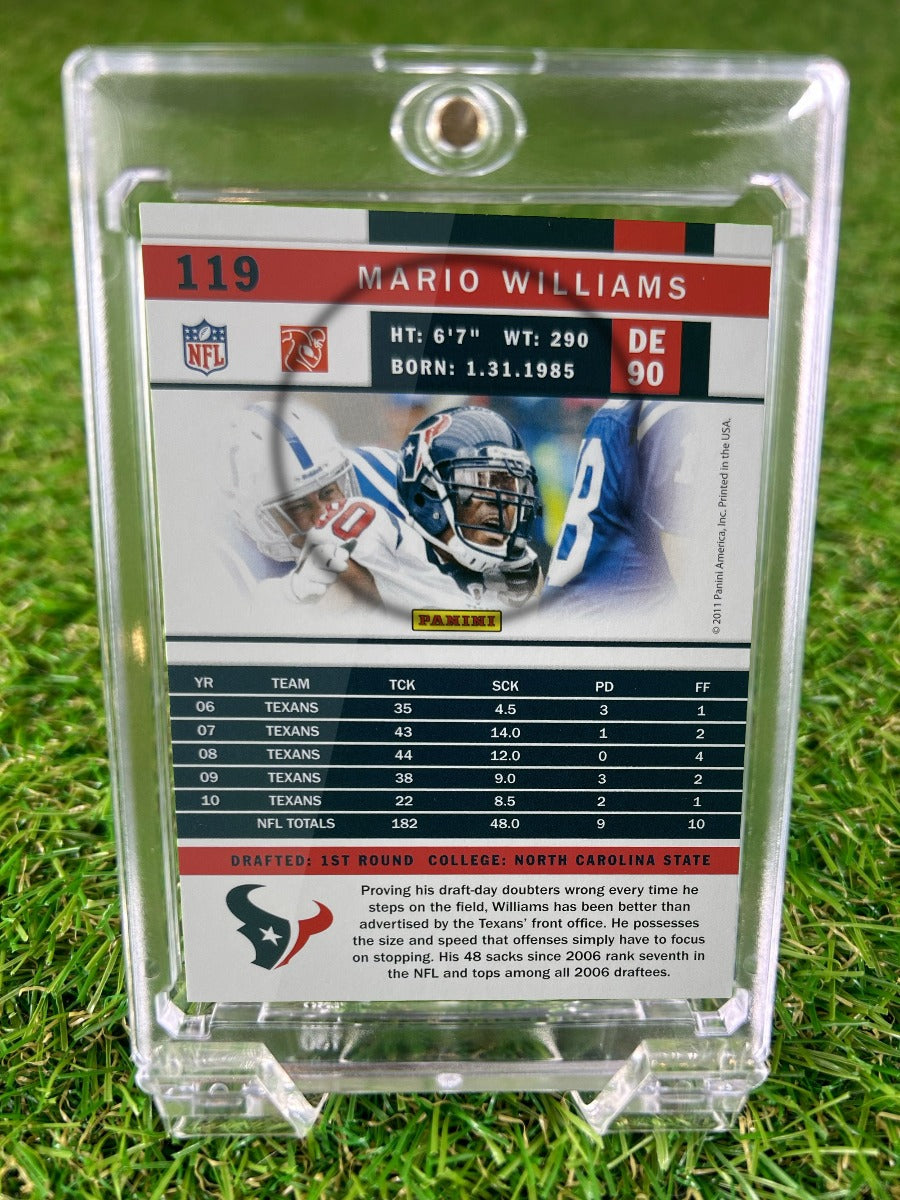 MARIO WILLIAMS 2011 Score