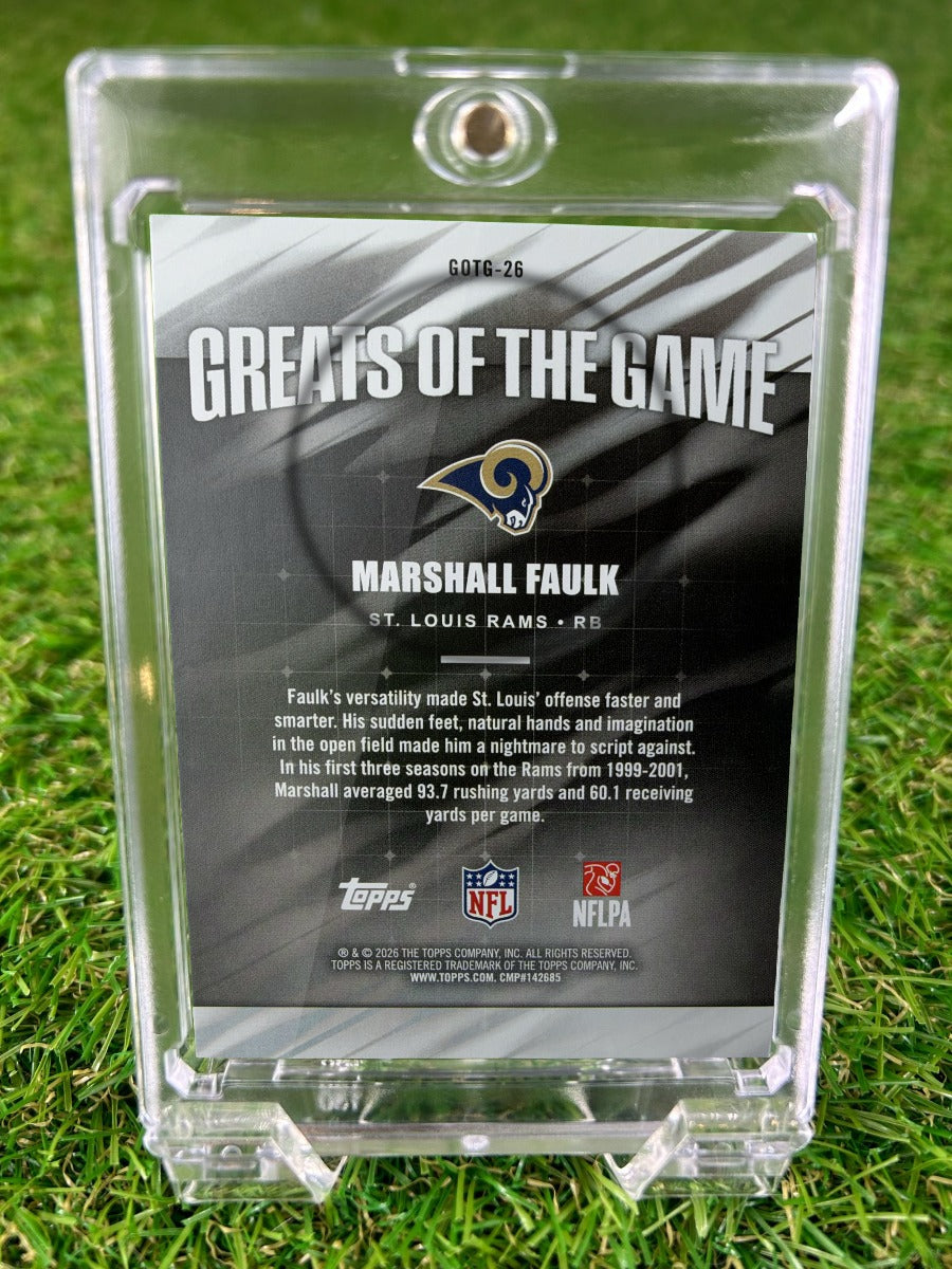 MARSHALL FAULK 2026 Topps Greats of the Game