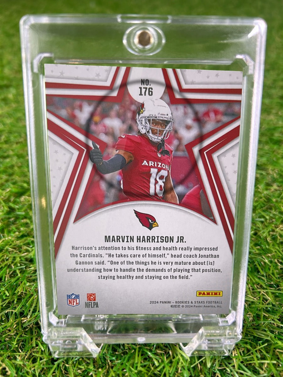 MARVIN HARRISON JR. 2024 Panini Rookies & Stars Football Green