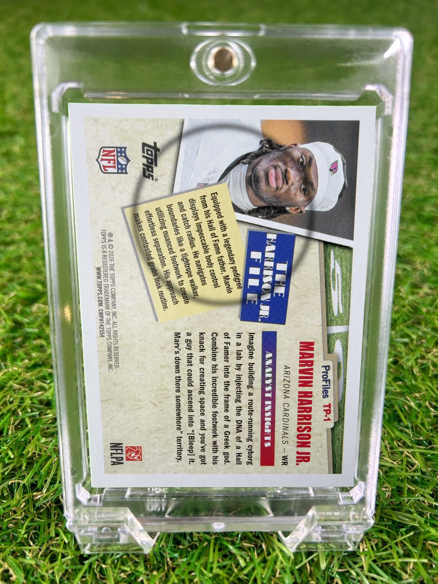 MARVIN HARRISON JR. 2025 Topps Profiles by Kyle Brandt