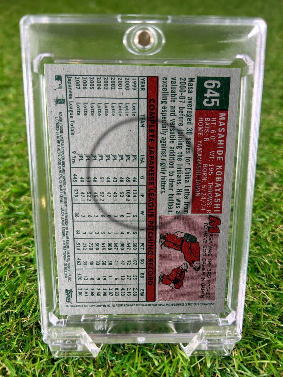 MASAHIDE KOBAYASHI 2008 Topps Heritage