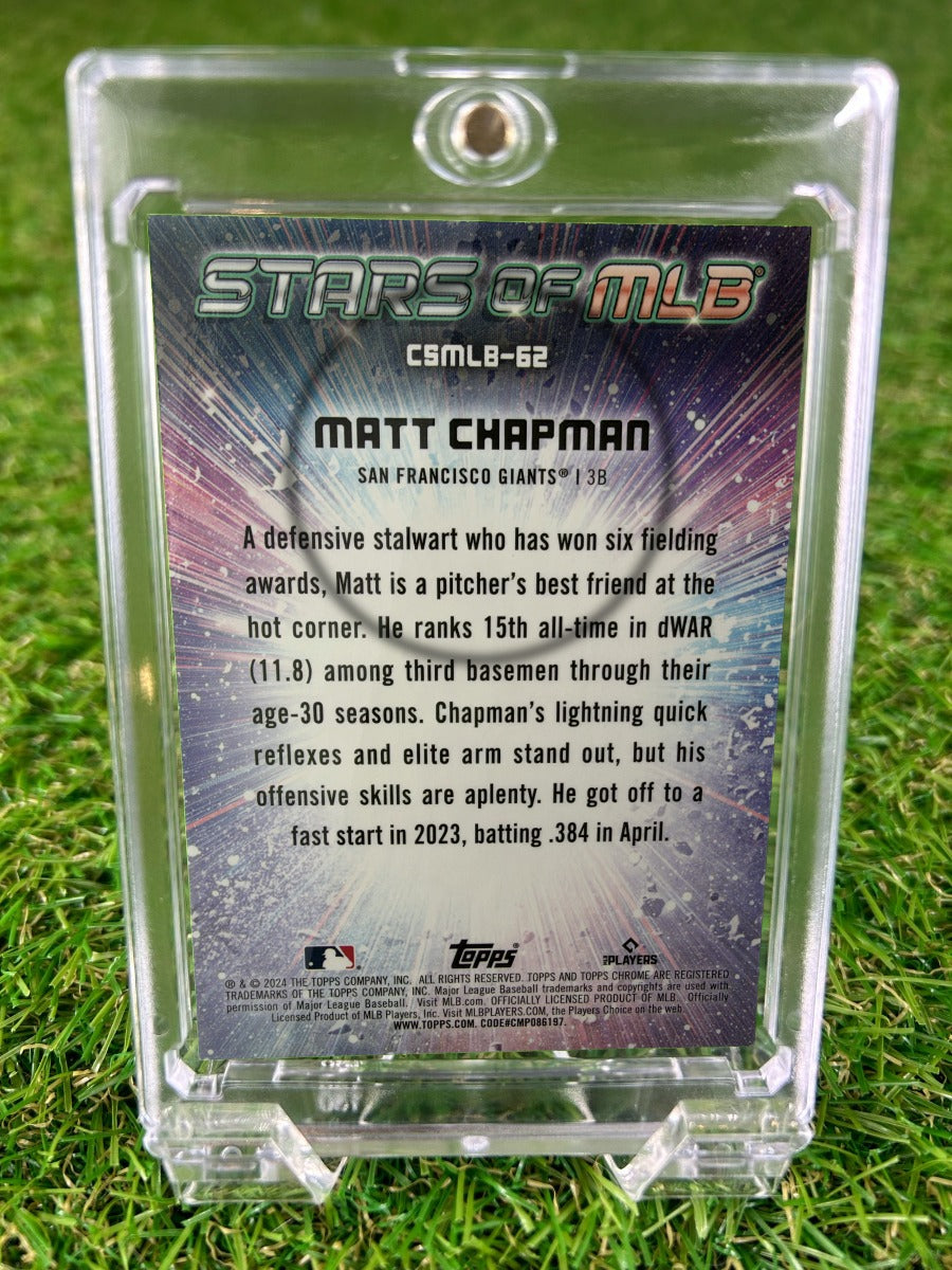 MATT CHAPMAN 2024 Topps Chrome Stars of MLB