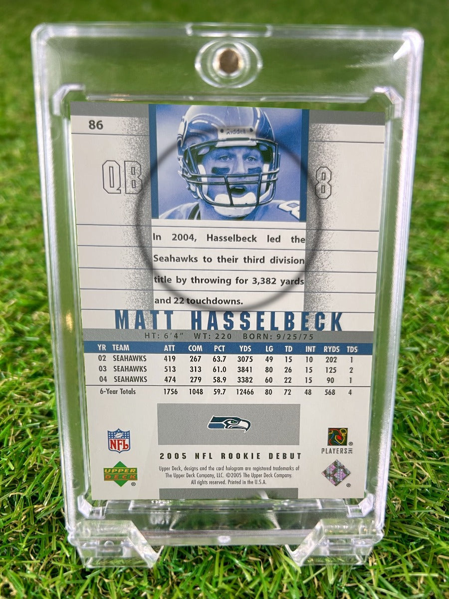 MATT HASSELBECK 2005 NFL Rookie Debut