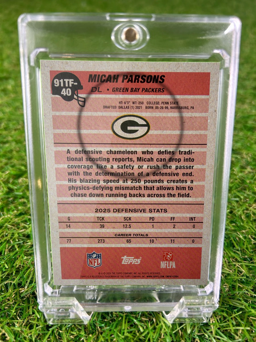 MICAH PARSONS 2025 Topps Topps Universe