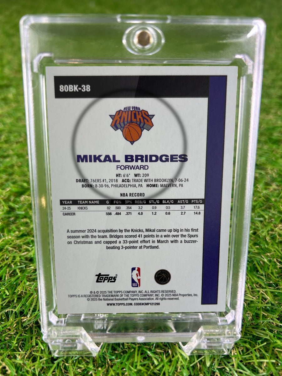 MIKAL BRIDGES 2025 Topps 45th Anniversary