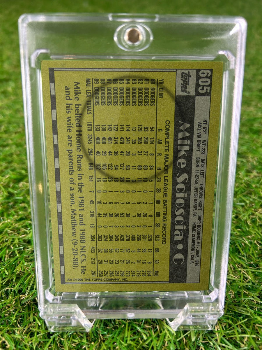 MIKE SCIOSCIA 1990 Topps