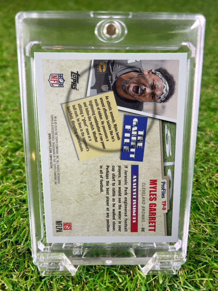 MYLES GARRETT 2026 Topps Profiles by Kyle Brandt