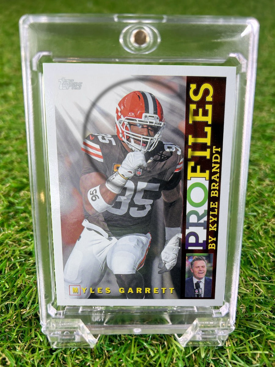 MYLES GARRETT 2026 Topps Profiles by Kyle Brandt