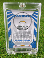 OMARION HAMPTON 2025 Panini Donruss Optic Football Primary Colors